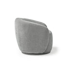 Grey armchair on a white background