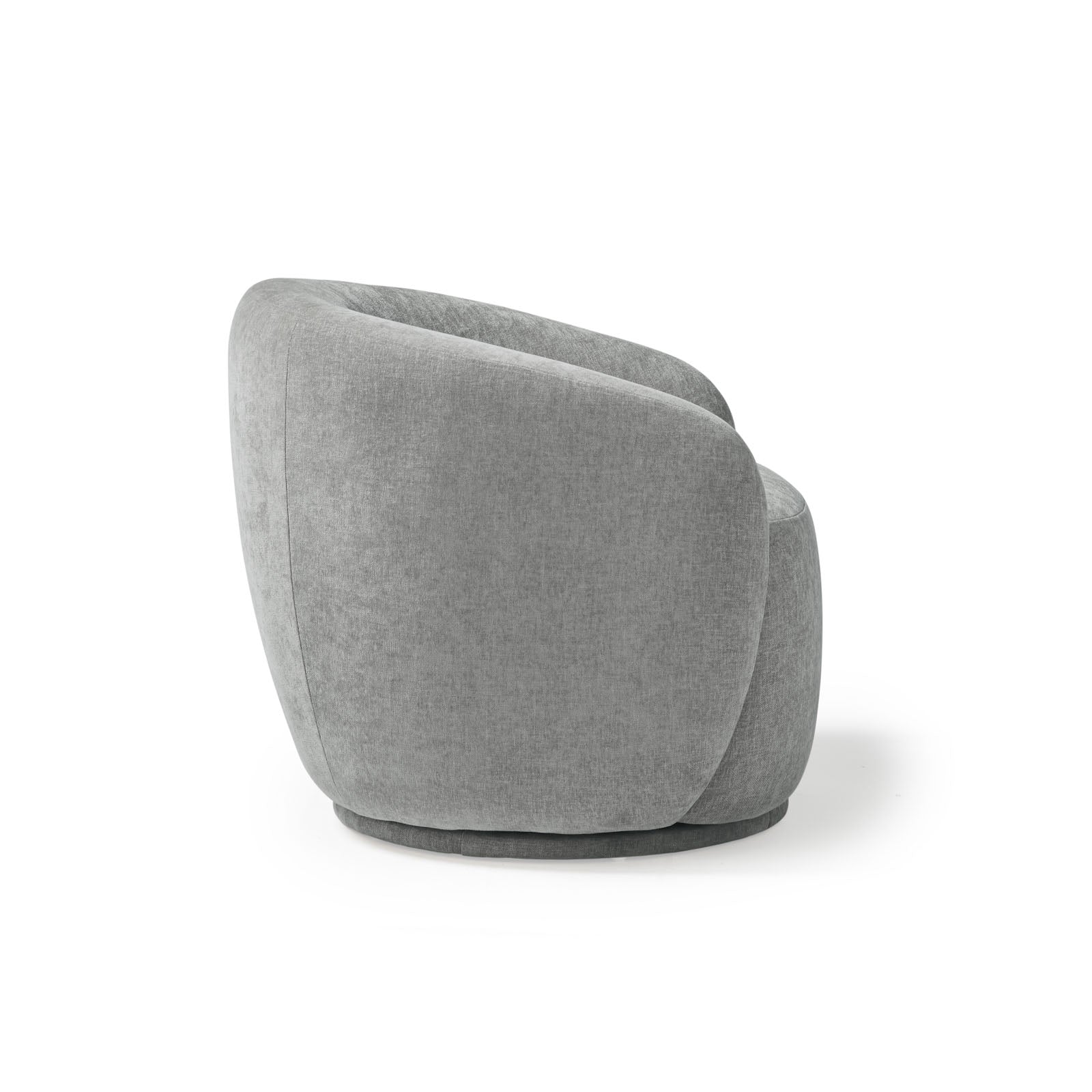Grey armchair on a white background