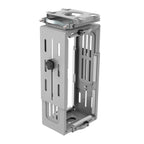 Metal PC holder on a white background