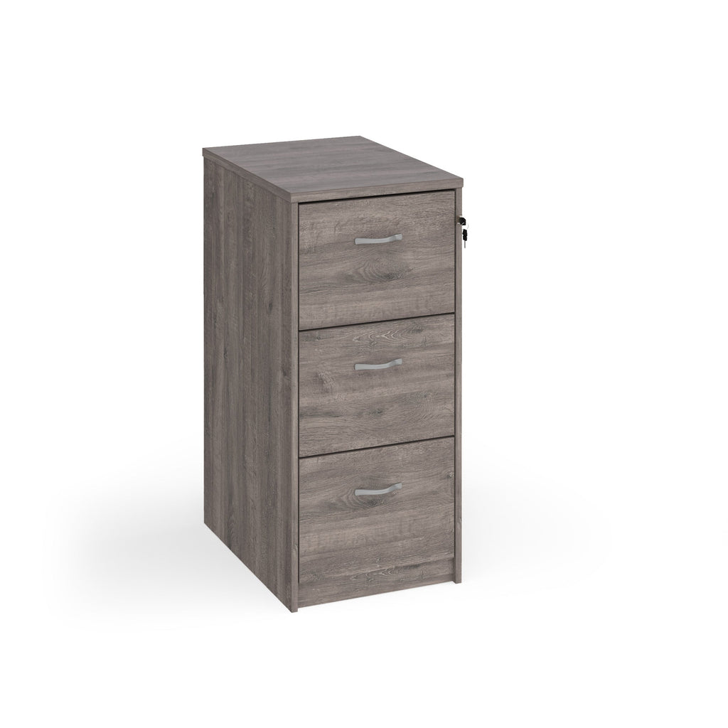 Folder Filing Silver Wooden filing cabinet with silver handles | Filing Cabinet – OFFICE ...