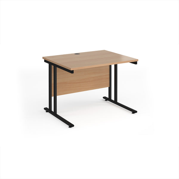 Maestro 25 cantilever 800mm deep desk