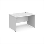 White office desk on a white background