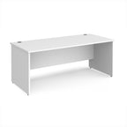 White office desk on a white background