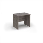 Wooden desk on a white background