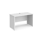 White office desk on a white background