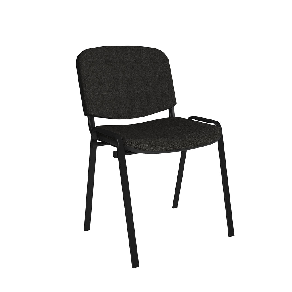 Black chair on a white background