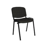 Black chair on a white background