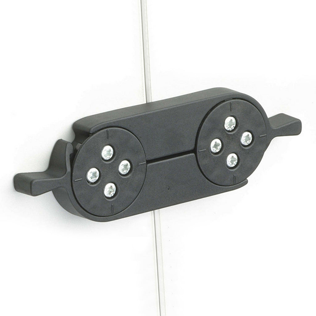 Tables linking device on the white background