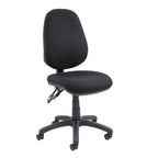Black office chair on a white background